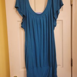 Ashley Stewart Flutter Sleeve Dress Size 3x